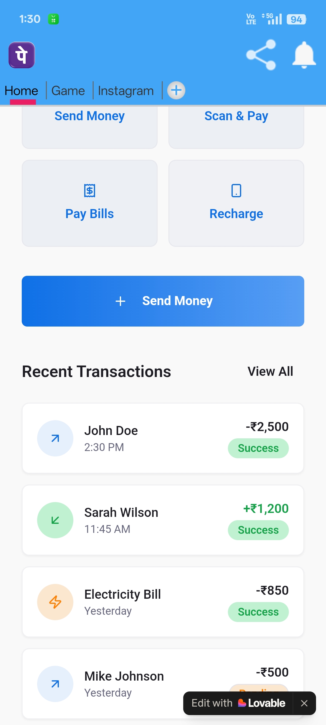 Prank Phonepe Payment App - Image 2